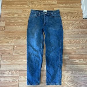 DU/ER Midweight Performance Denim High Rise Straight size 30 x 29